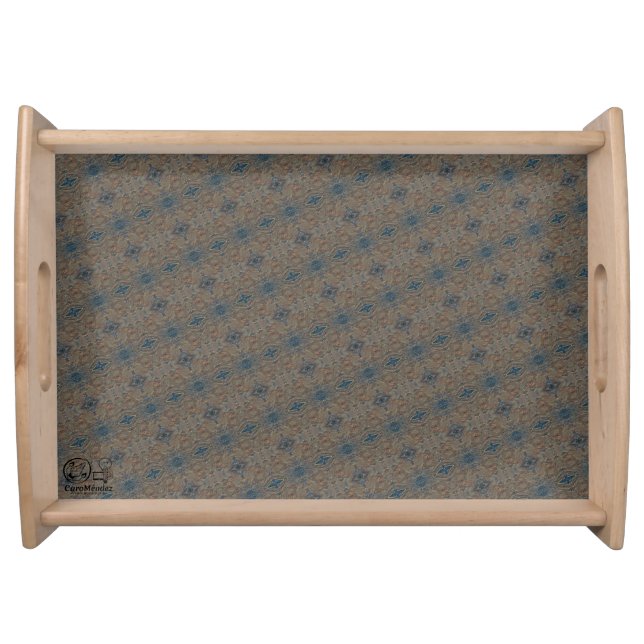 Texture #37 Dawn Work Serving Tray (Front)