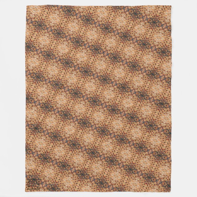 Texture #3 from the work Pineapple. SERIES Fleece Blanket (Front)
