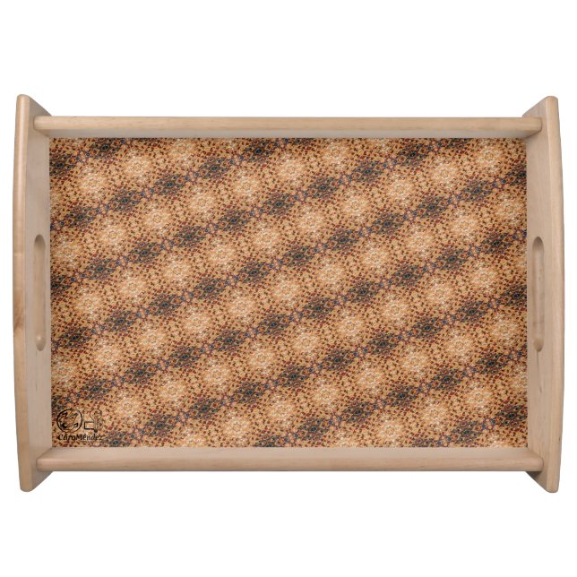 Texture #3 from the work Pineapple. SERIES Serving Tray (Front)