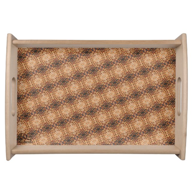 Texture #3 from the work Pineapple. SERIES Serving Tray (Front)