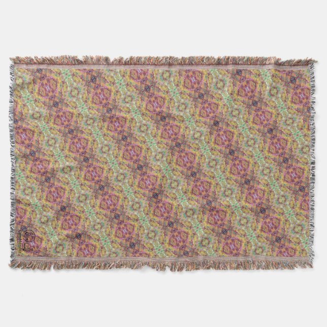 Texture #3 from the work Pineapple Throw Blanket (Front)