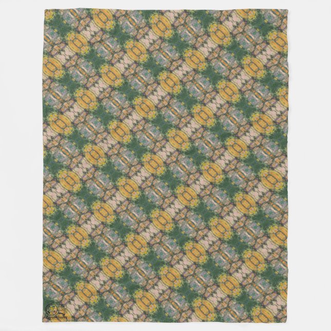 Texture #3 from work The Rock Fleece Blanket (Front)