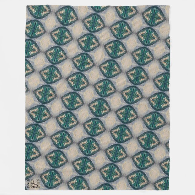 Texture #3 of the work Seeing Through the Eyes Fleece Blanket (Front)