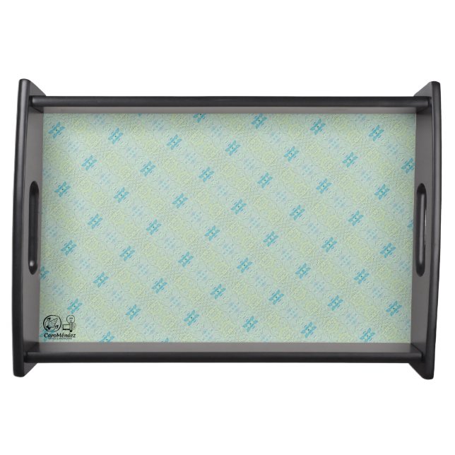 Texture #40 Dawn Work Serving Tray (Front)