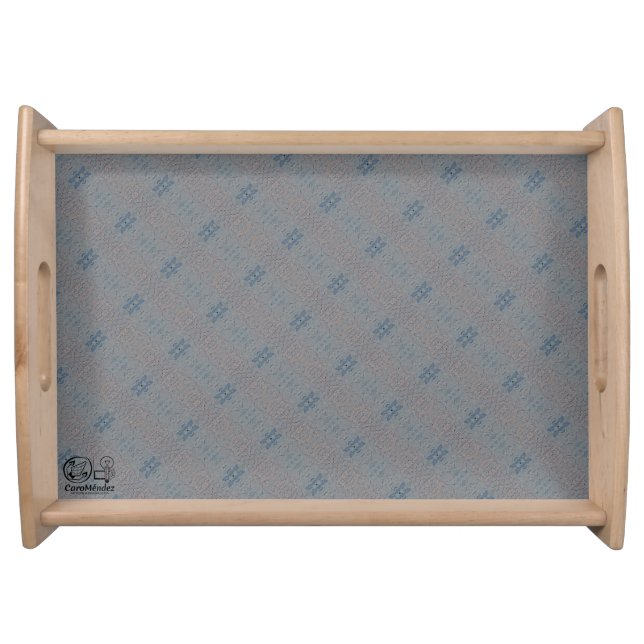 Texture #43 Dawn Work Serving Tray (Front)