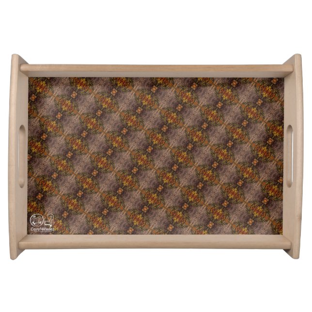Texture #45 Work Dawn Serving Tray (Front)