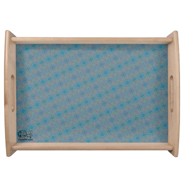 Texture #46 Work Dawn Serving Tray (Front)