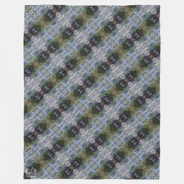 Texture #4 from the work Maritimo Fleece Blanket (Front)