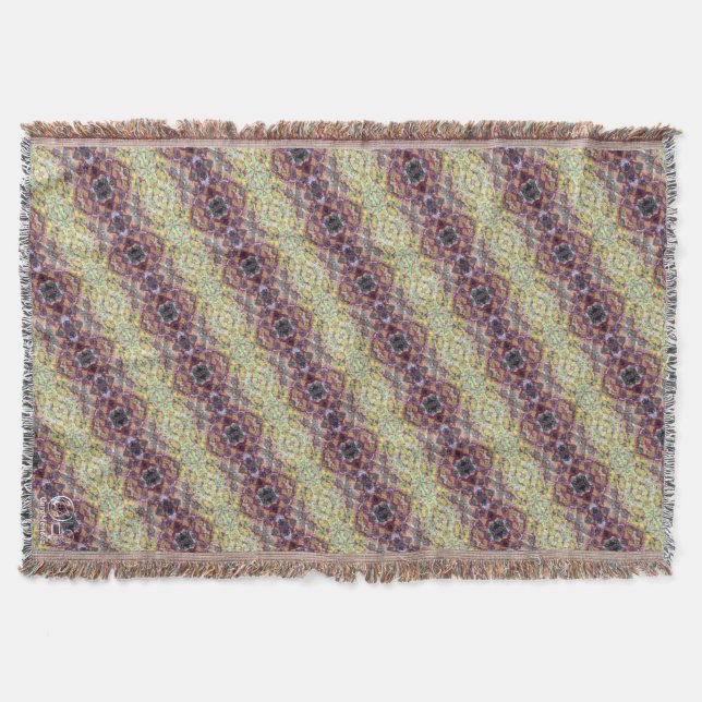 Texture #4 from the work Pineapple Throw Blanket (Front)
