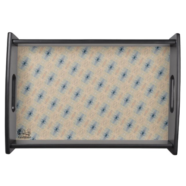 Texture #4 from the work Seeing Through the Eyes Serving Tray (Front)