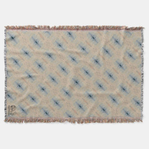 Texture #4 from the work Seeing through the eyes Throw Blanket
