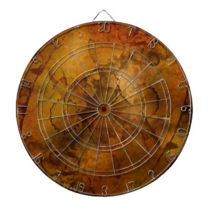 texture-594545 OLD WORLD MAP TRAVEL GOLDEN TREASUR Dart Board