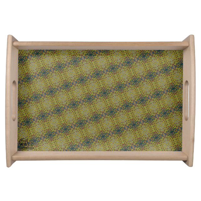 Texture #5 from the work Pineapple. SERIES Serving Tray (Front)