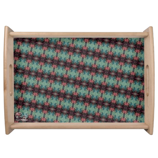 Texture #68 Dawn Work Serving Tray (Front)