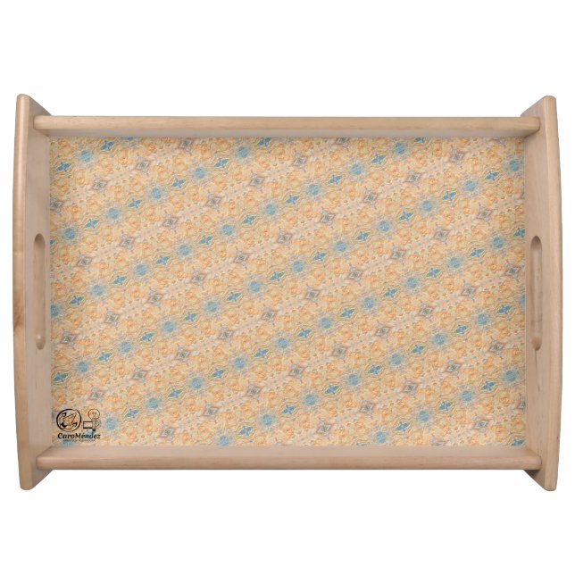 Texture #6 Dawn Work Serving Tray (Front)