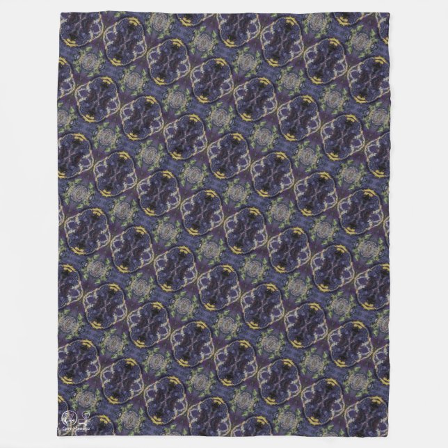 Texture #6 from the work Maritimo Fleece Blanket (Front)