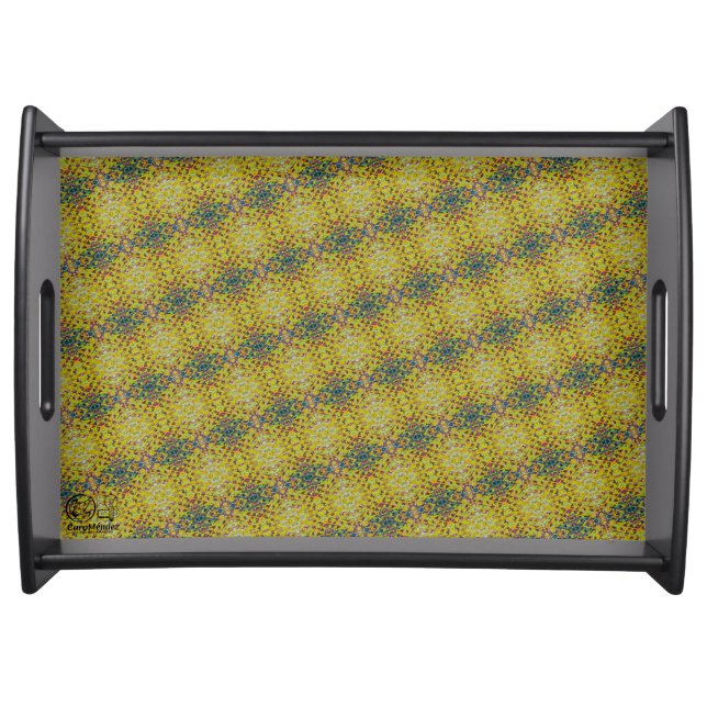 Texture #6 from the work Pineapple. SERIES Serving Tray (Front)