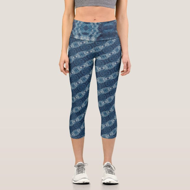 Texture #7 from the work Cherries Capri Leggings (Front)