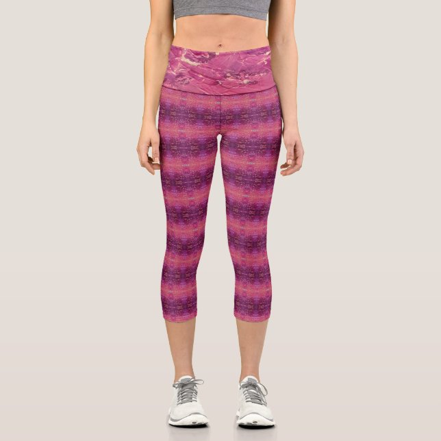 Texture #7 from the work The Sunset Capri Leggings (Front)