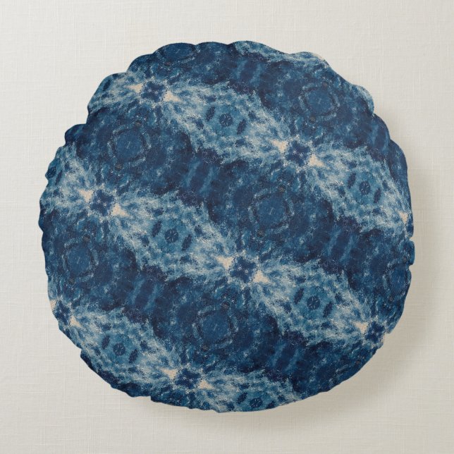 Texture #7 of the work Cherries Round Pillow (Front)