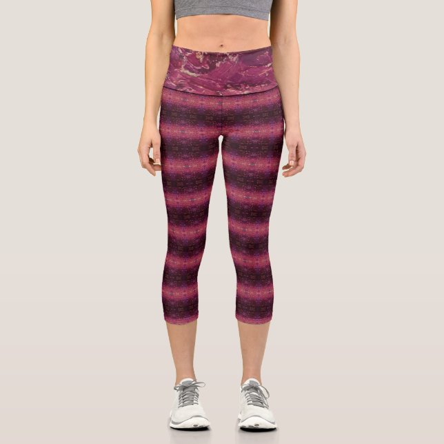 Texture #8 from the work The Sunset Capri Leggings (Front)