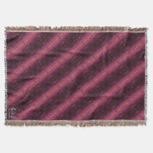 Texture #8 from the work The sunset Throw Blanket