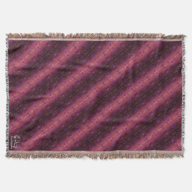 Texture #8 from the work The sunset Throw Blanket (Front)