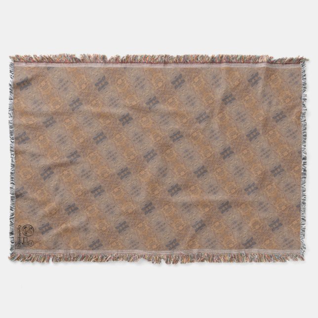 Texture #9 Dawn artwork Throw Blanket (Front)