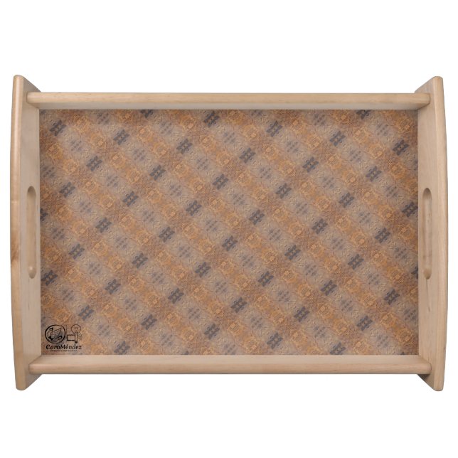 Texture #9 Dawn Work Serving Tray (Front)