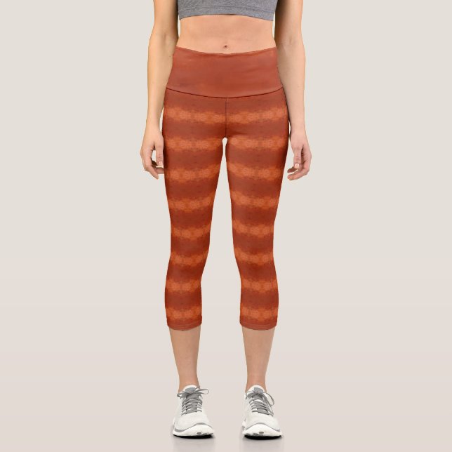 Texture #9 from the work Fantasy and Reality Capri Leggings (Front)