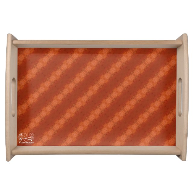 Texture #9 from the work Fantasy and reality Serving Tray (Front)