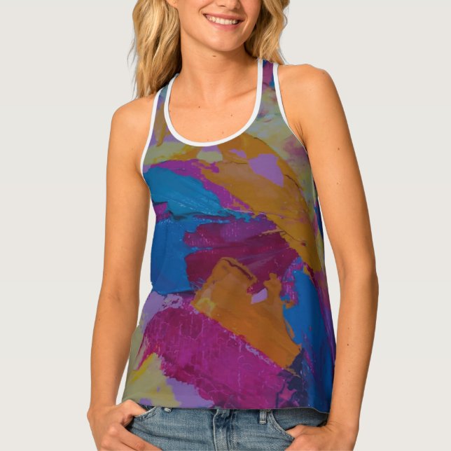 Texture #9 from the work Pineapple Tank Top (Front)