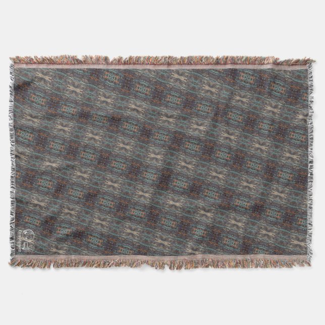 Texture #9 from work The rock Throw Blanket (Front)