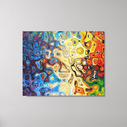 Texture Abstract Modern Art Canvas Print