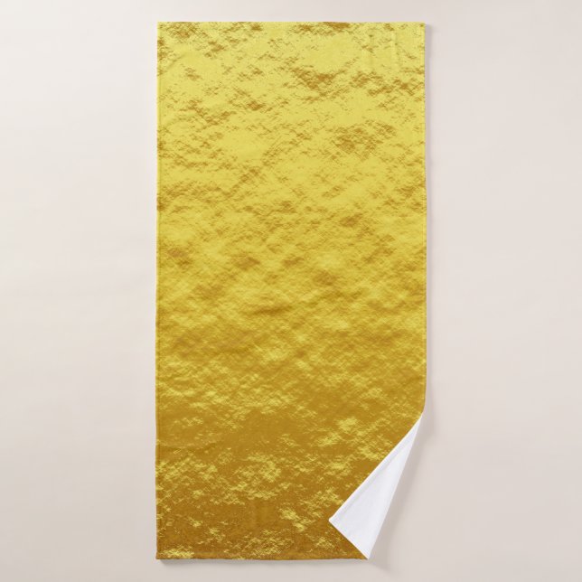 Texture background gold template bath towel (Bath Towel)