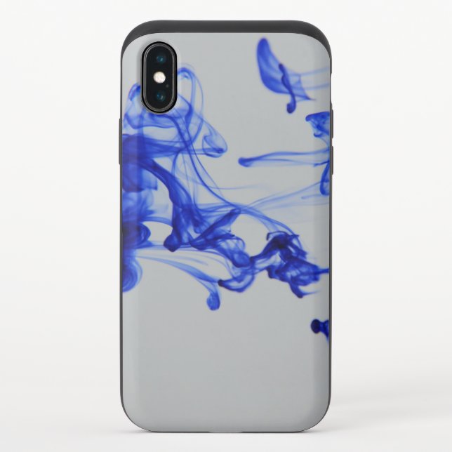 Texture-background-liquid-blue Uncommon iPhone Case (Back)