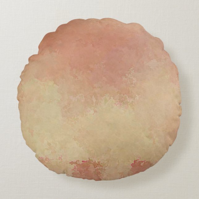 Texture background pattern painting round pillow (Front)