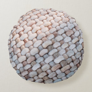 Texture Background Round Pillow