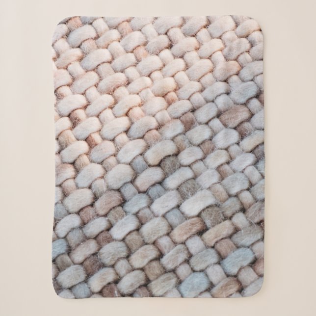 Texture Background Sherpa Blanket (Front)