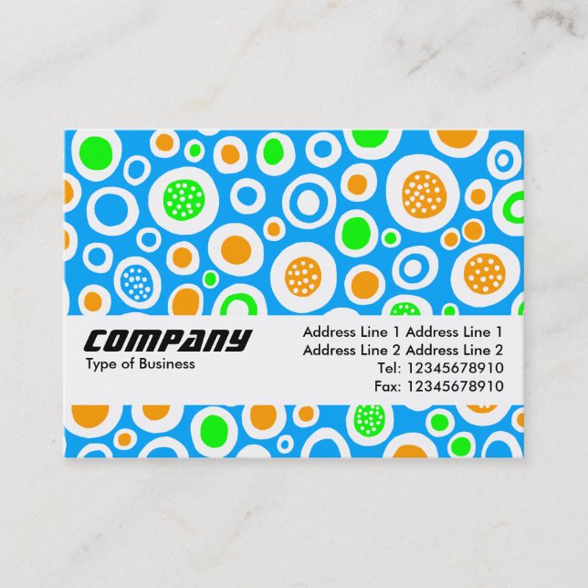 Texture Band - Abstract 030413 Business Card (Front)
