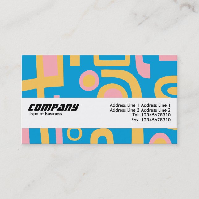 Texture Band - Abstract 170914 Business Card (Front)