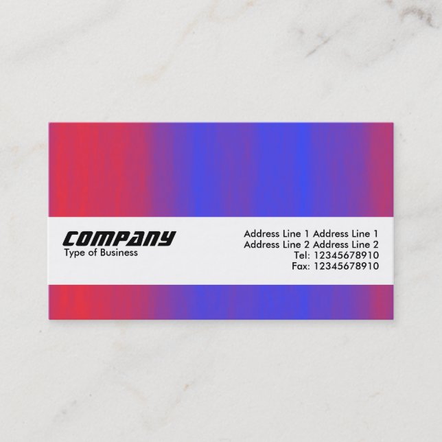 Texture Band - Color Flow Business Card (Front)