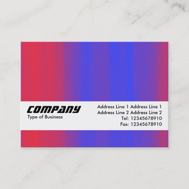 Texture Band - Color Flow Business Card (Front)
