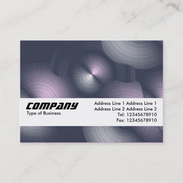 Texture Band - Cymbalism II Business Card (Front)