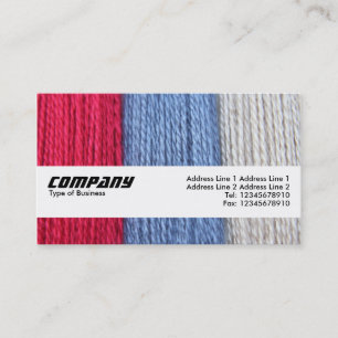 Texture Band - Darning Thread Business Card
