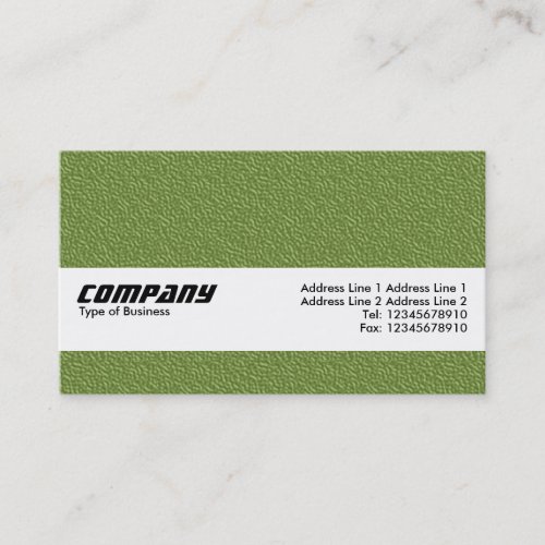 Texture Band - Green Embossed Texture Business Card