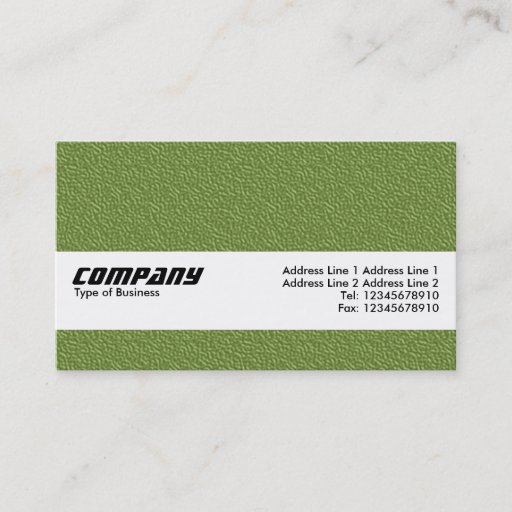 Customizable Texture Band - Green Embossed Texture Business Card