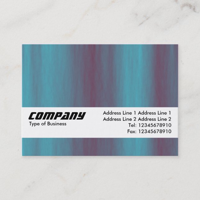 Texture Band - Jet Stream Business Card (Front)
