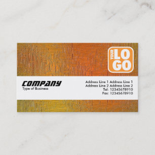 Texture Band (Logo) - Straw Wall Business Card