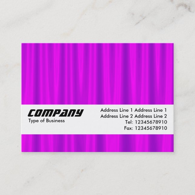 Texture Band - Purple Satin Business Card (Front)